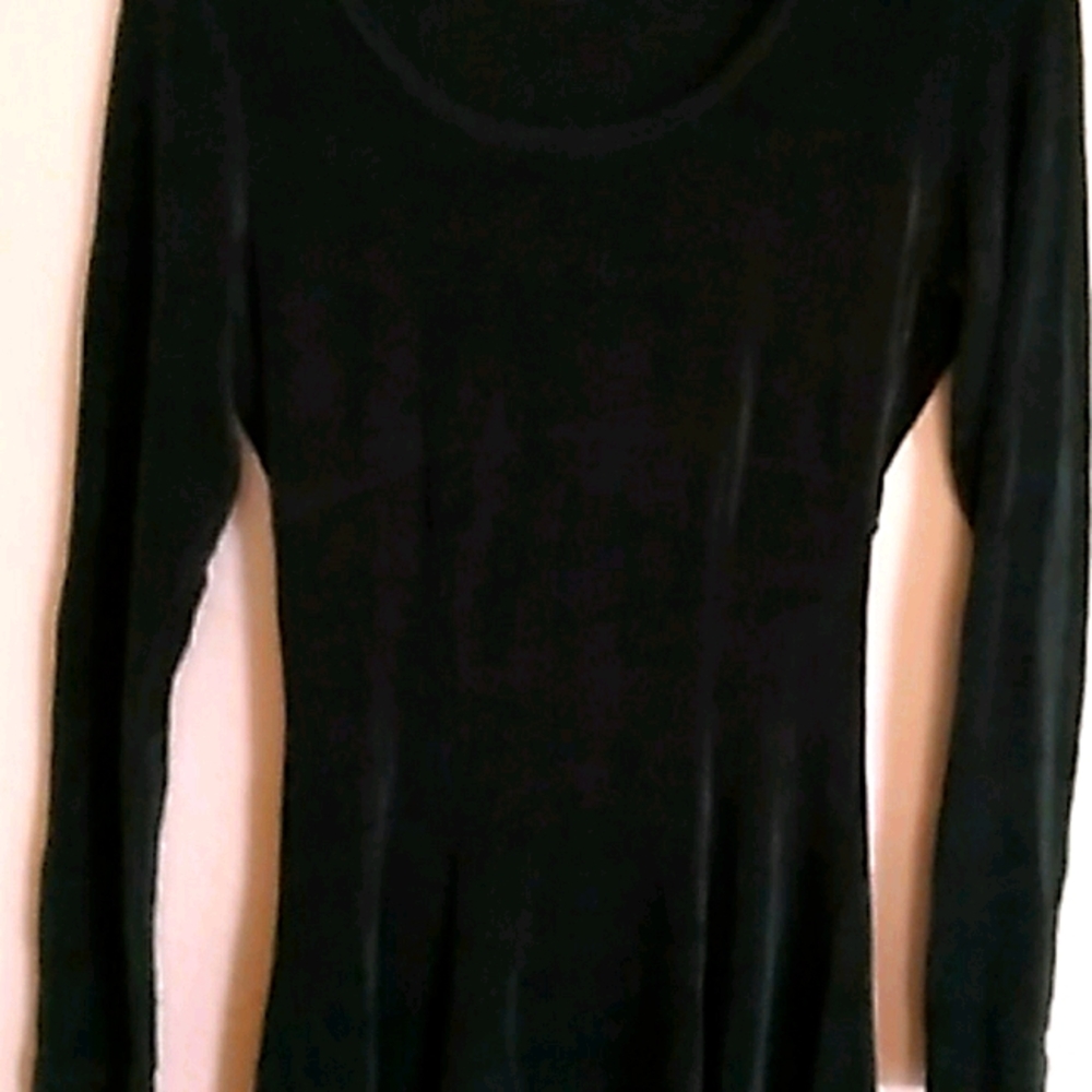 JUST REDUCED Dark green long sleeve stretchy dress